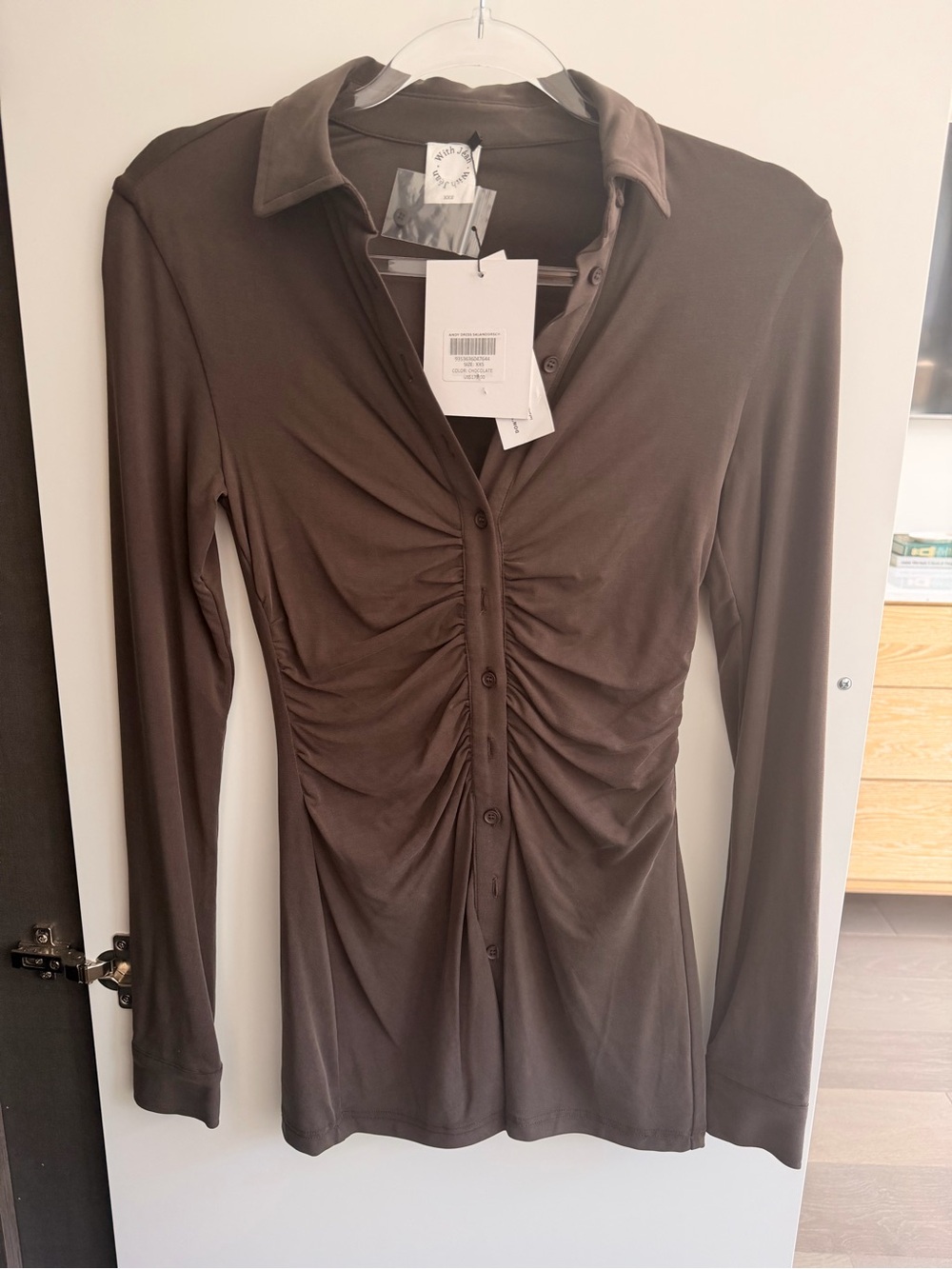 With Jean Andy Dress in Brown